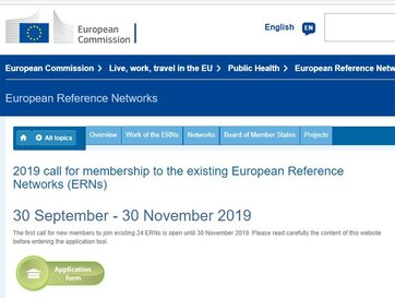 The Call for new members joining European Reference Networks is open until 30th November!