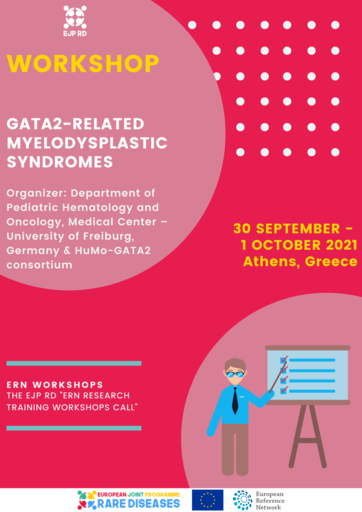GATA2-related Myelodysplastic Syndromes workshop is a new training activity offered by the EJP RD
