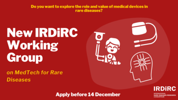 Join the new Working Group on MedTech for Rare Diseases stablished by IRDiRC together with the University of Twente!