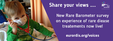 Make your voice heard: new Rare Barometer Voices survey on rare disease patients’ experience of treatments is now open!