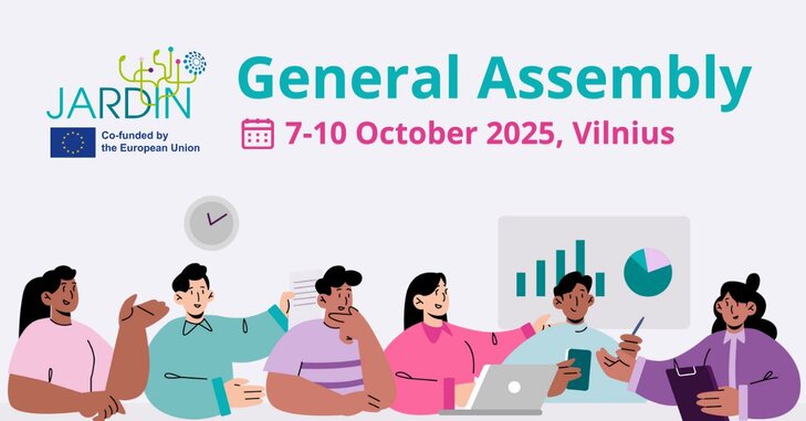 The JARDIN General Assembly will be held in Vilnius, Lithuania, on 7–10 October 2025.