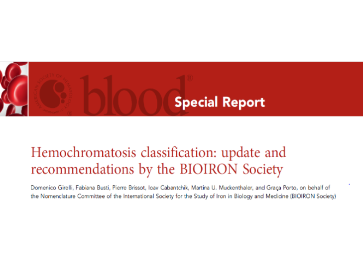 Update on Hemochromatosis: “Hemochromatosis classification: update and recommendations by the BIOIRON Society”