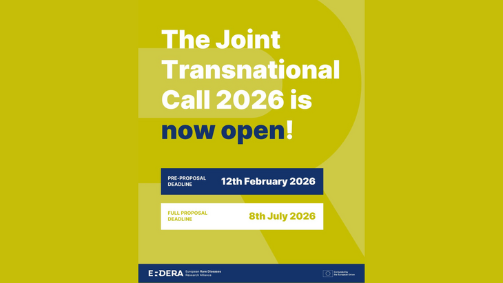 The ERDERA 2026 joint Transnational Call “Resolving unsolved cases in rare genetic and non‑genetic diseases” is open!
