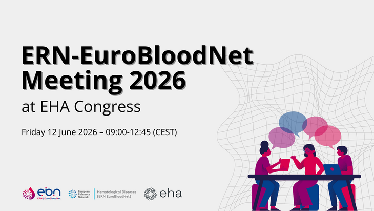 Save the date & register now for the ERN-EuroBloodNet meeting at EHA 2026!