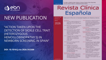 New publication! "Action taken upon the detection of sickle cell trait (heterozygous hemoglobinopathy S) in newborn screening in Spain"