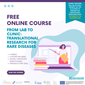 Have you heard about the MOOC From Lab to Clinic: Translational Research for Rare Diseases?