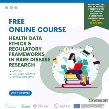 The 3rd EJPRD MOOC on "Health Data Ethics & Regulatory Frameworks in Rare Disease Research" has been launched!