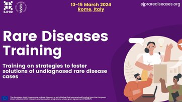 EJP RD training on strategies to foster solutions of undiagnosed rare disease cases will be held next March 2024