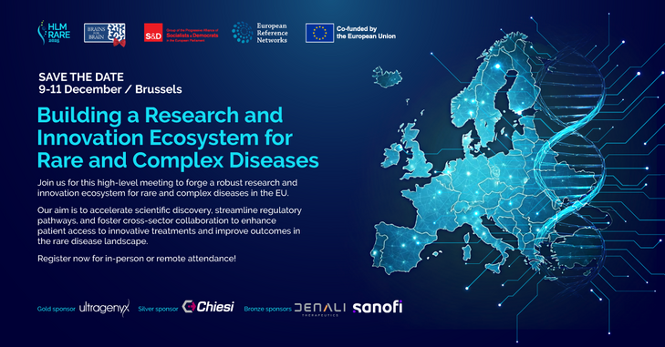 Save the date! High-Level Meeting on Rare Diseases Research and Innovation in Europe, 9–11 December 2025