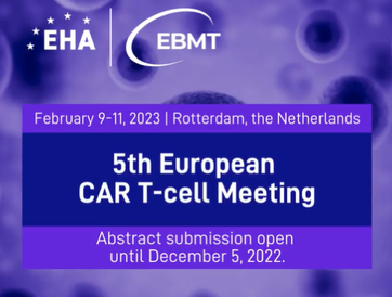 Participate in the 5th European CAR T-cell Meeting hosted by The EBMT and the European Hematology Association (EHA)!