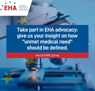 Do not miss the opportunity to take part in EHA advocacy!