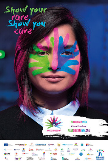 Rare Disease Day 2018 is approaching! Show your rare. Show you care.
