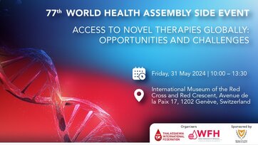 The 77th World Health Assembly will be held on 27 May – 1 June 2024